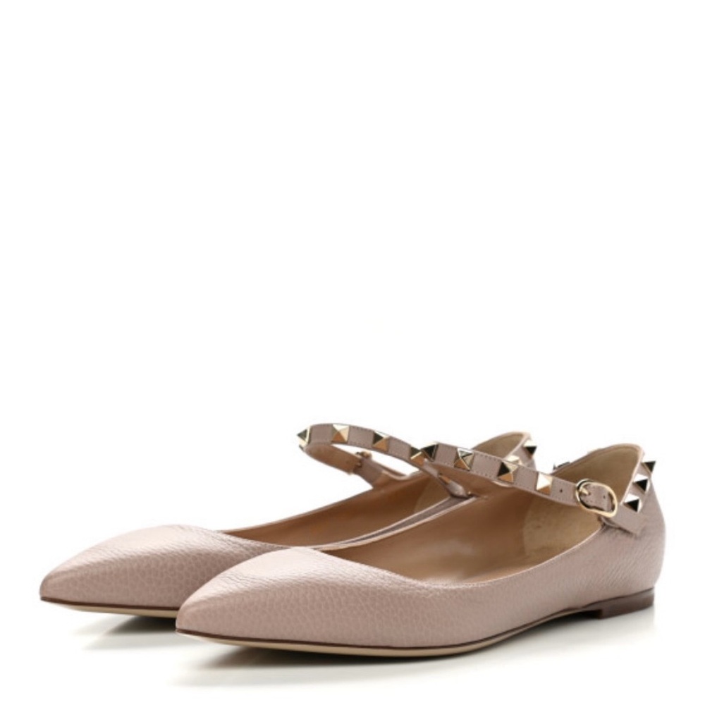 Valentino Garavani Blush Pink Studded Heels